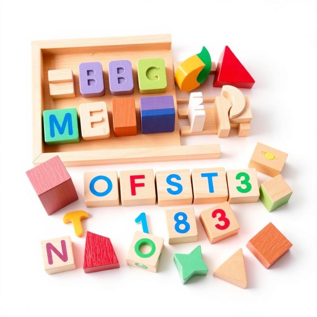 Montessori Wooden Learning Set