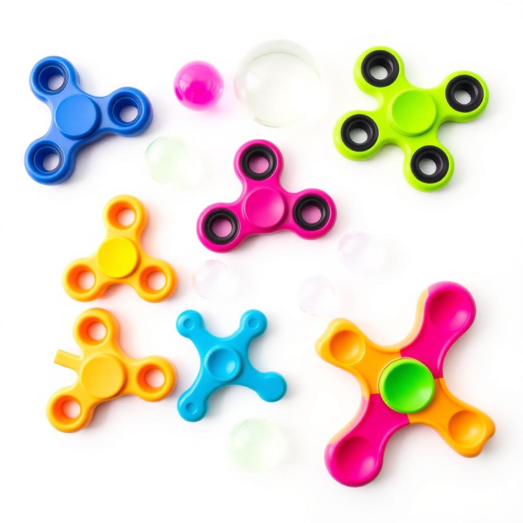 Rainbow Fidget Spinner & Pop It Bundle